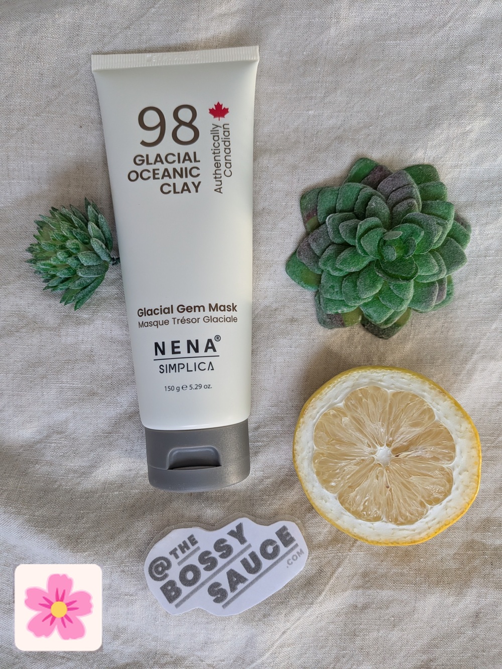 NENA Glacial Gem Mask 98% Glacial Oceanic Clay NWT 150 G